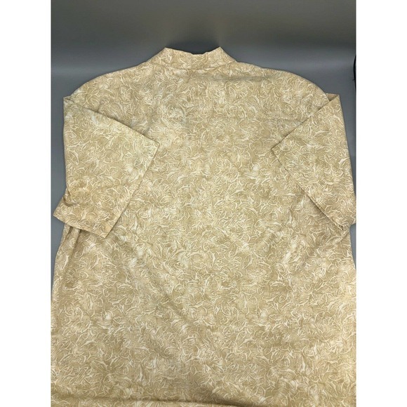 Columbia Mens Large Cream Color Camp Shirt Large - Picture 7 of 11